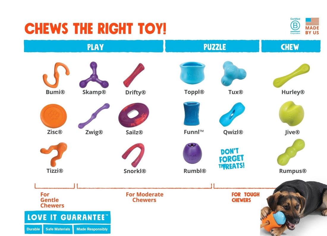 How to choose the right toy for your dog.