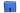 Blue bag with black straps on a white background