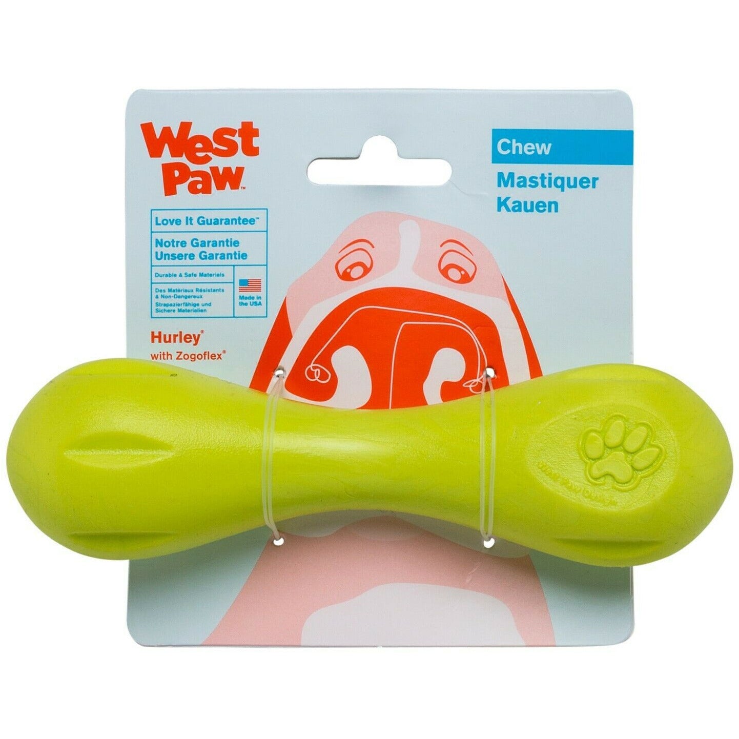 West Paw Zogoflex Hurley Dog Bone - rovers-kit
