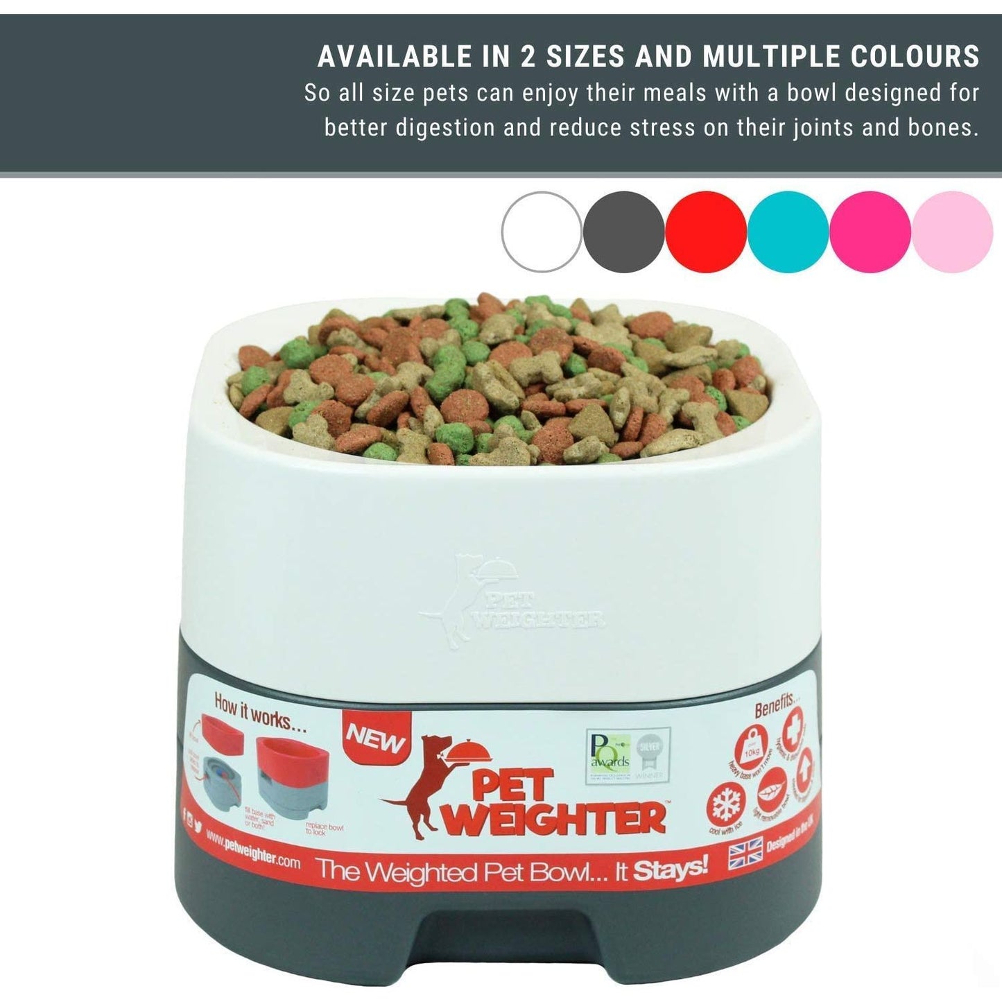 PetWeighter Elevated Dog Bowl
