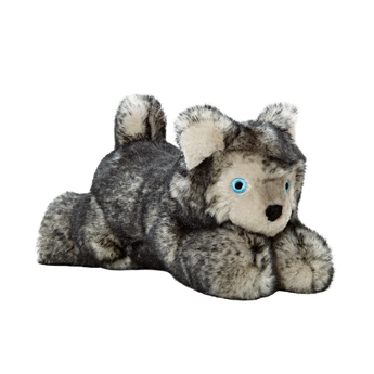Blanca Wolf pup dog toy on a transparent background