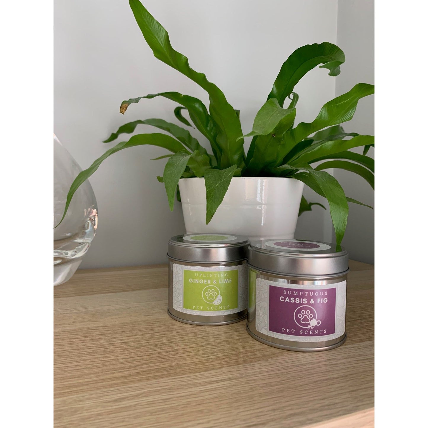 Pet Scents- 100% Natural Wax  Aluminium Candles Tins