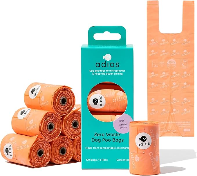Adios Compostable Dog Poo Bags