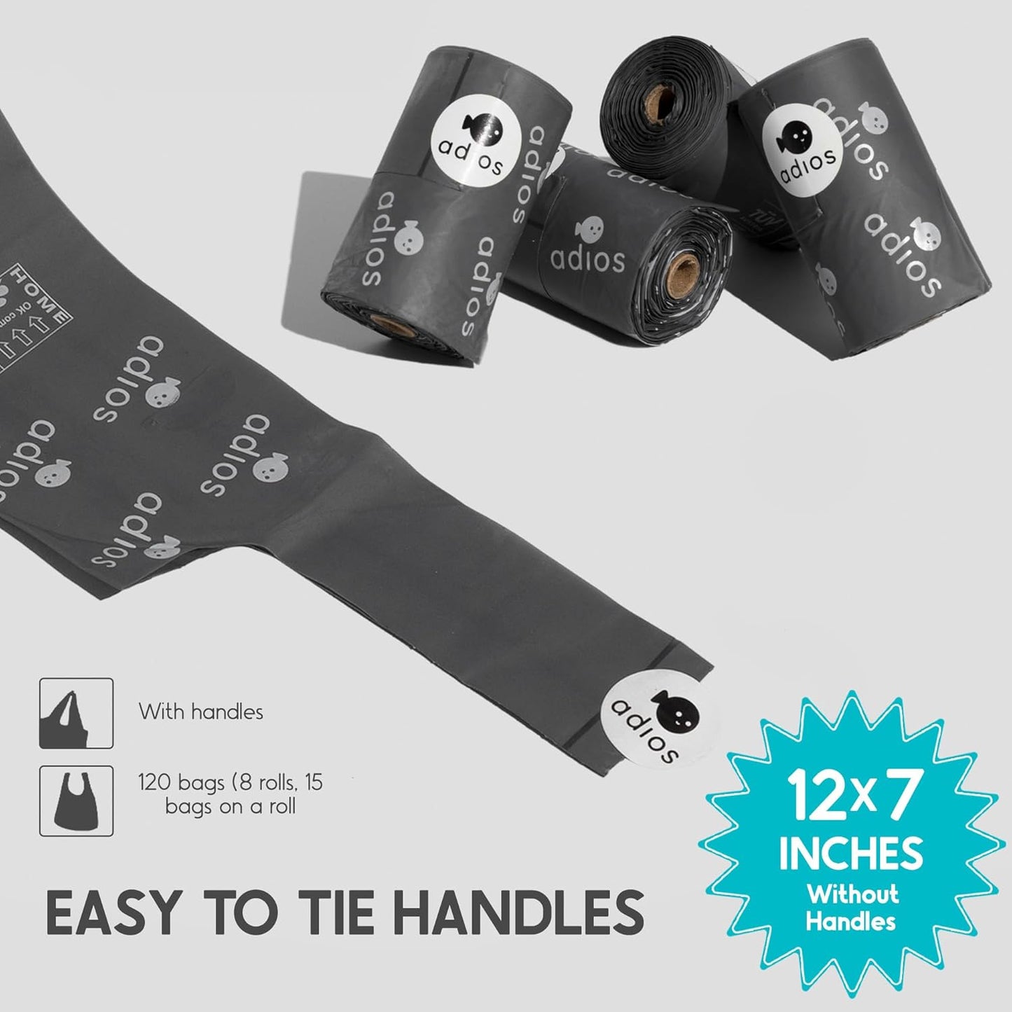 Adios Compostable Dog Poo Bags