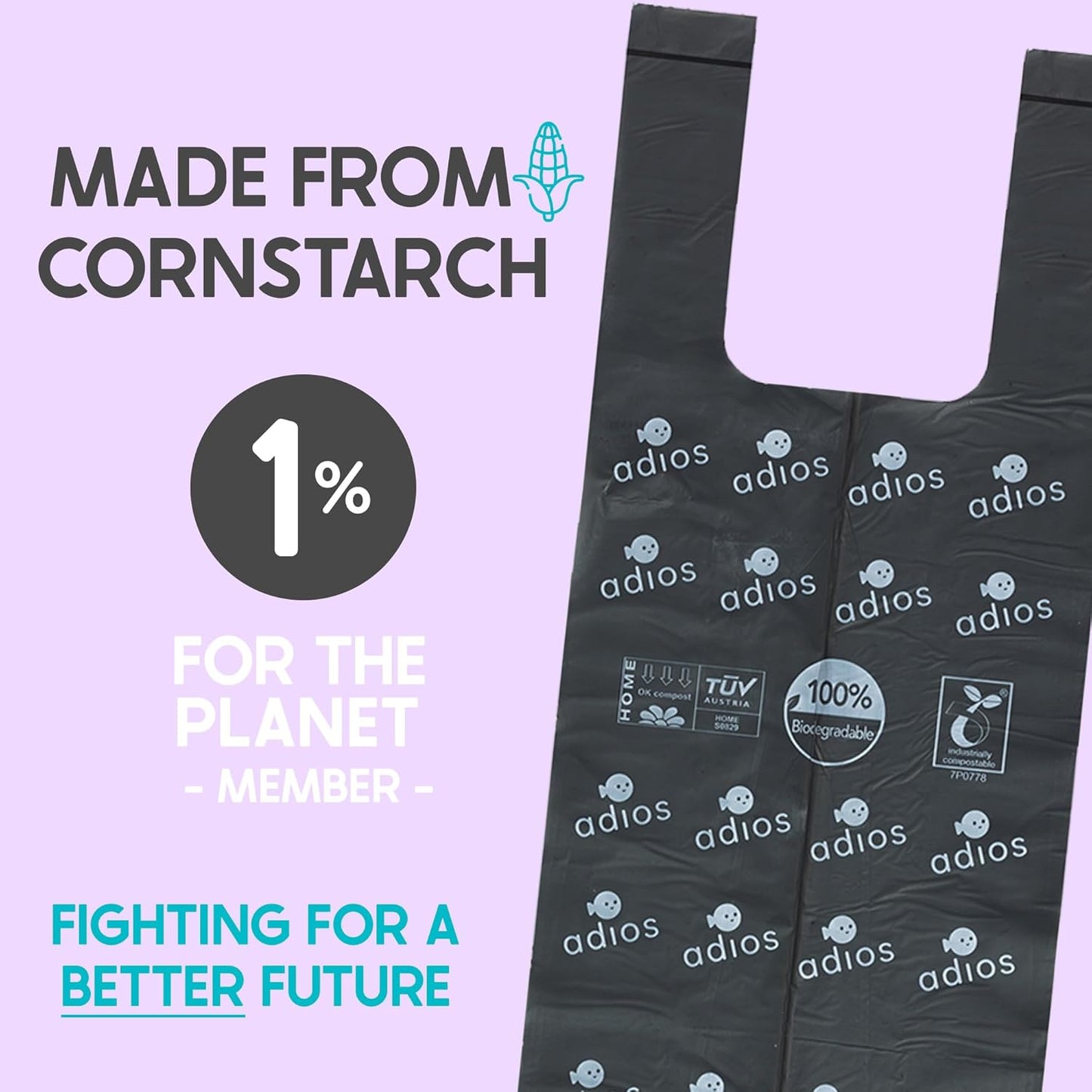 Adios Compostable Dog Poo Bags