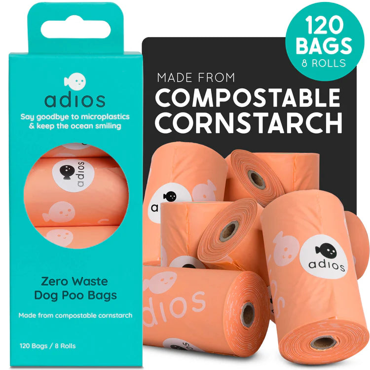 Adios Compostable Dog Poo Bags