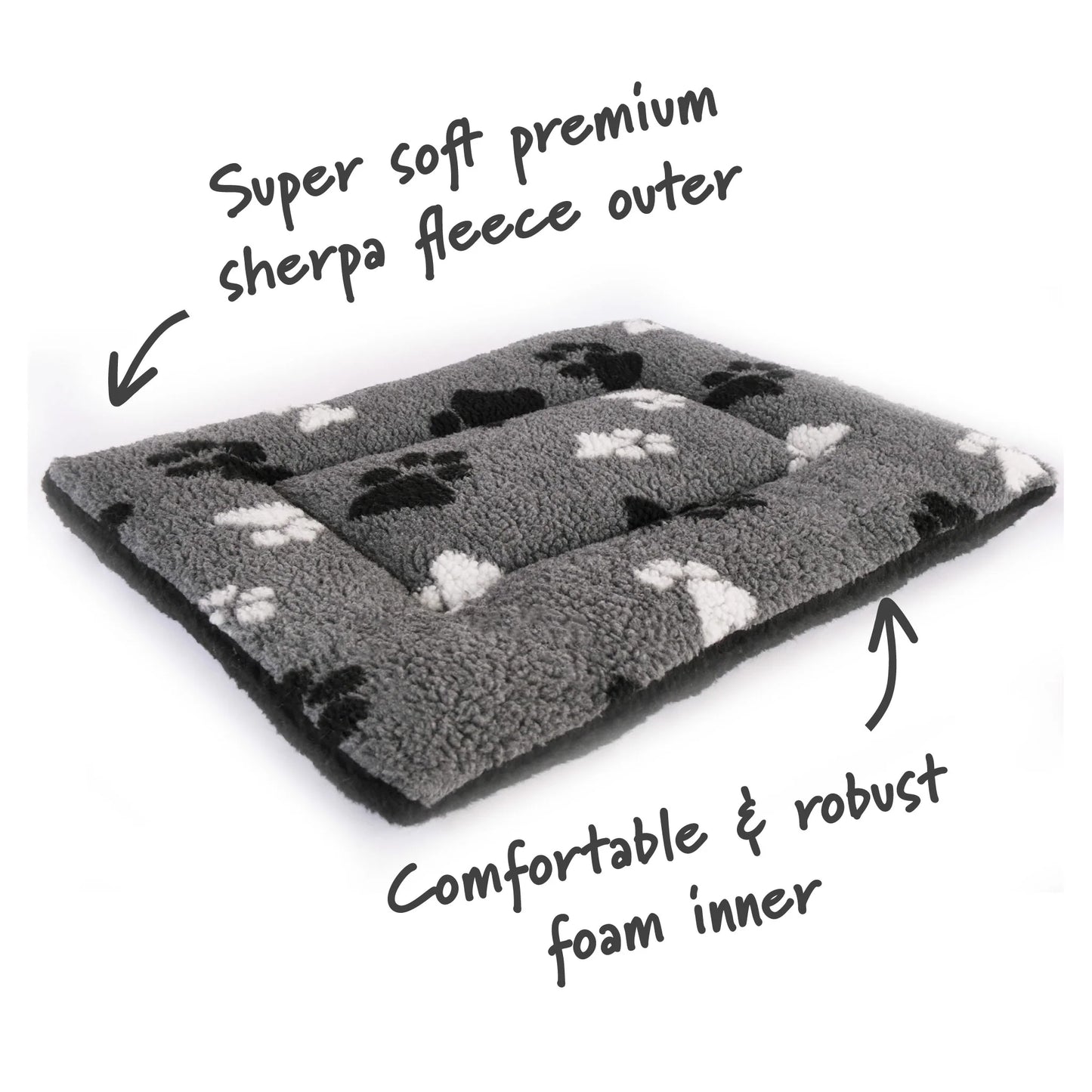 Sherpa Fleece Crate Mats