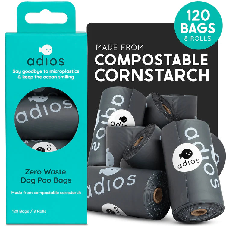 Adios Compostable Dog Poo Bags