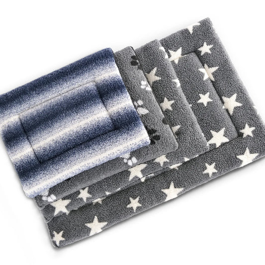 Sherpa Fleece Crate Mats