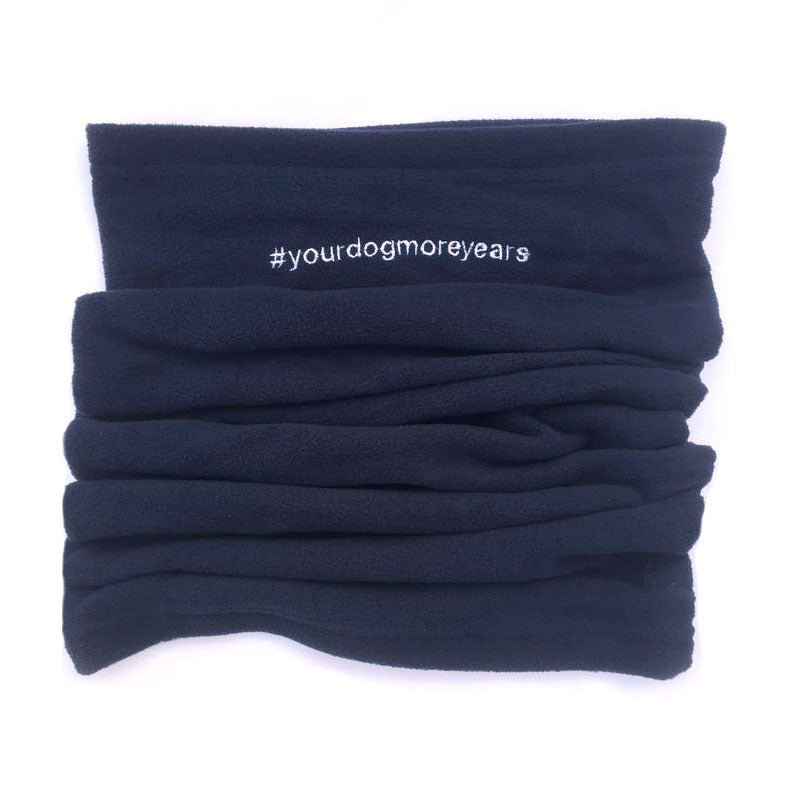 #yourdogmoreyears Navy Fleece Unisex Snood