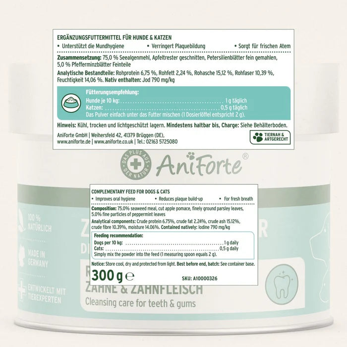 AniForte® Dental Powder for Dogs and Cats - 80g