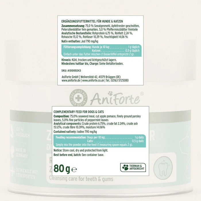 AniForte® Dental Powder for Dogs and Cats - 80g