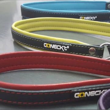 Two Tone Leather Dog Collars - rovers-kit